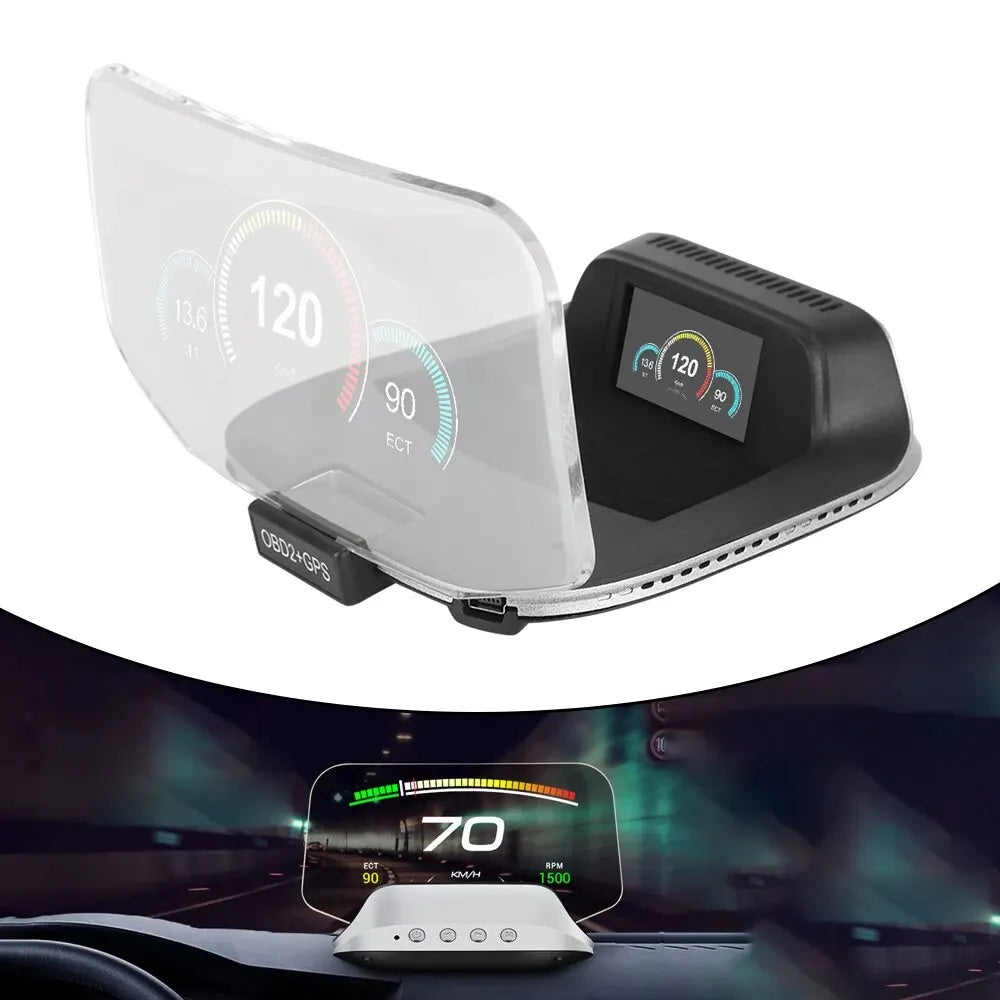 Car Auto  Hud Protable Head Up Display GPS Speedometer