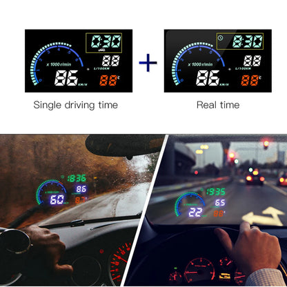 i9 Hud Head Up Display Car Windshield Digital Speedometer