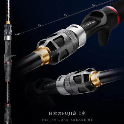 Assassins 4 Sections Portable Travel Fishing Rod