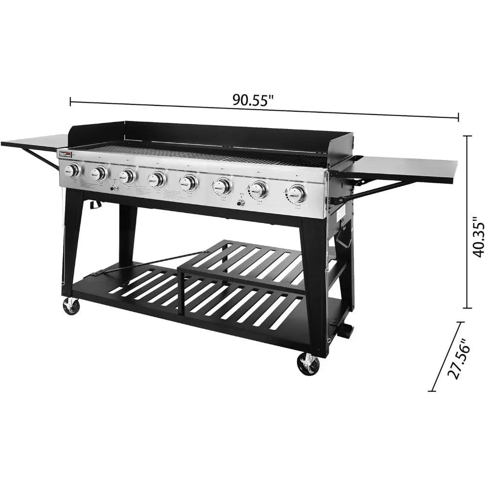 Gourmet 8-Burner Gas Grill