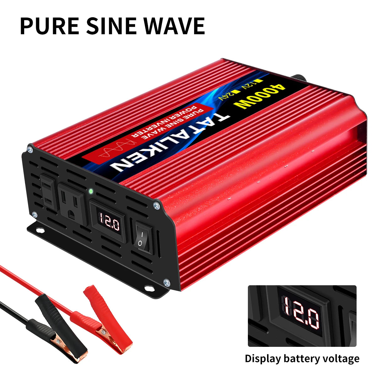 1600w-4500W 12V/24V to AC 110V 60Hz  Inverter