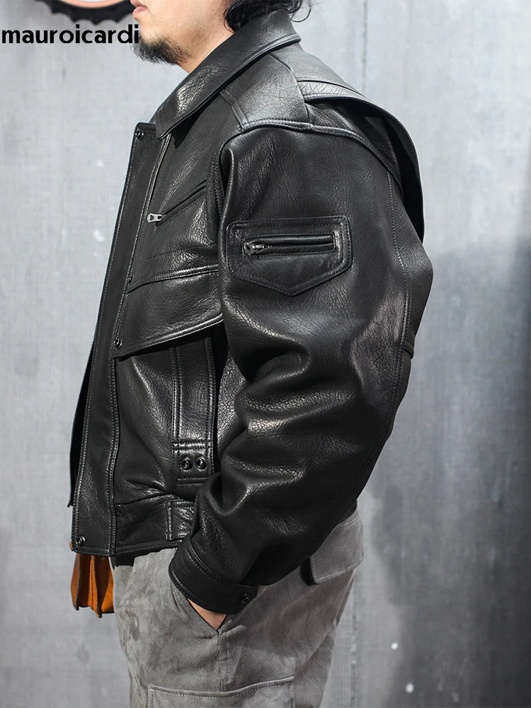 Pu Leather Motorcycle Jacket