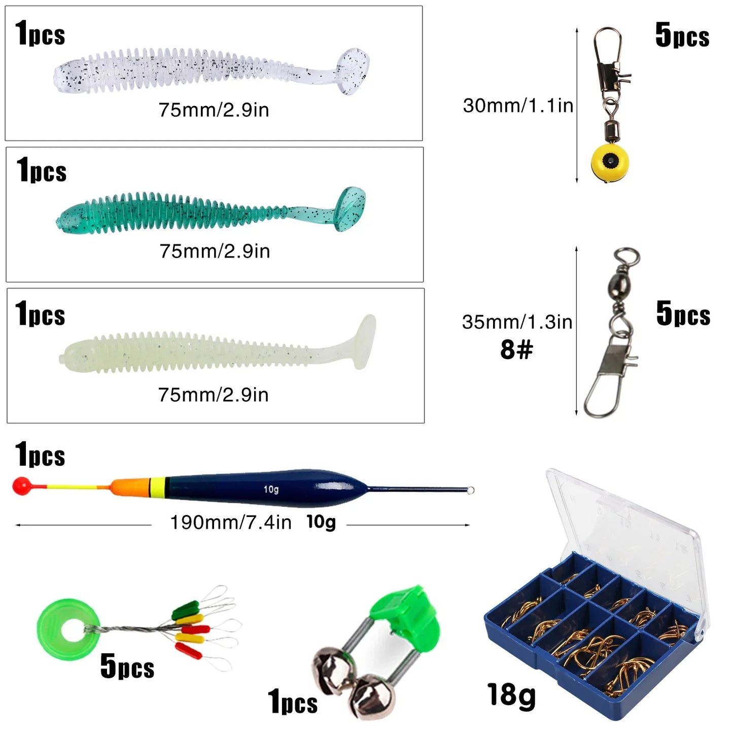 Baitcasting Fishing Rod and Reel Combo