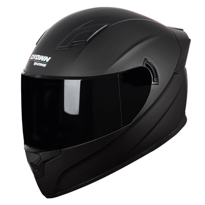 Full Face Motorcycle Helmet - Dual Lens DOT Certified All-Season Helmet