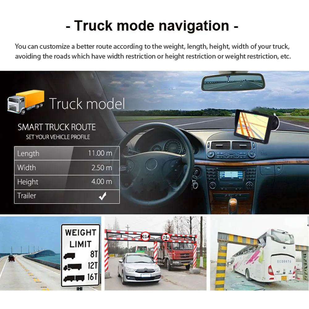 7 Inch Truck Car Car GPS Navigation