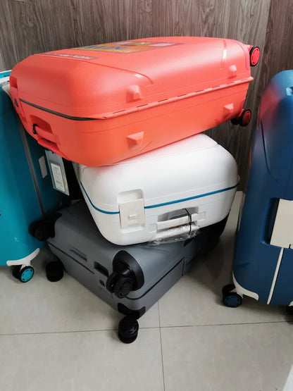 100% PP Anti-scraping Rolling Luggage