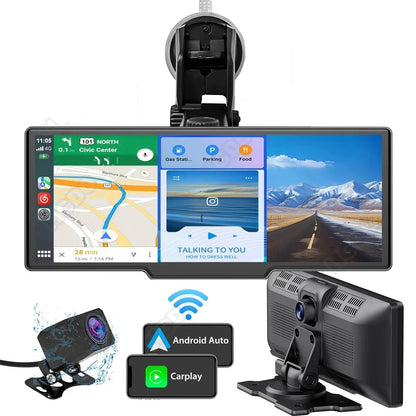 4K Wireless Carplay Bluetooth GPS Navigation