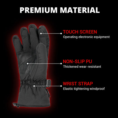 Heated Winter Gloves with Battery