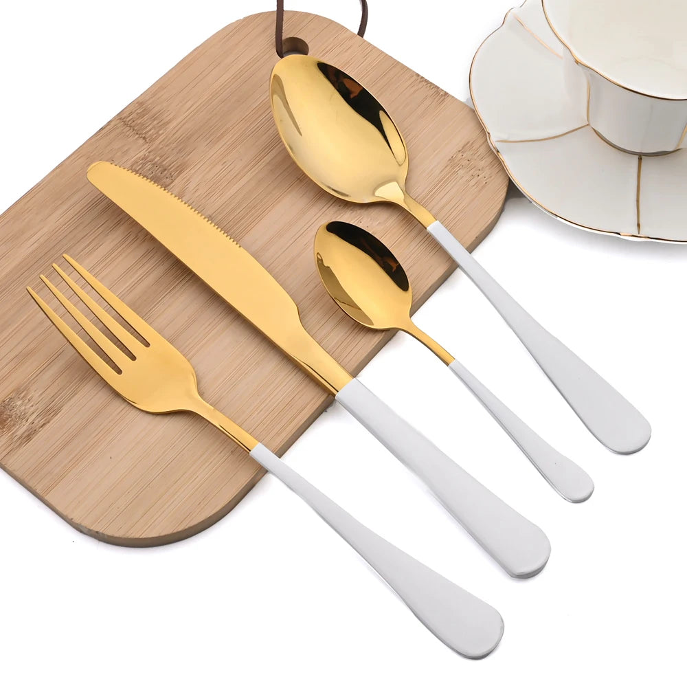 Stainless Steel Mirror Dinnerware Set