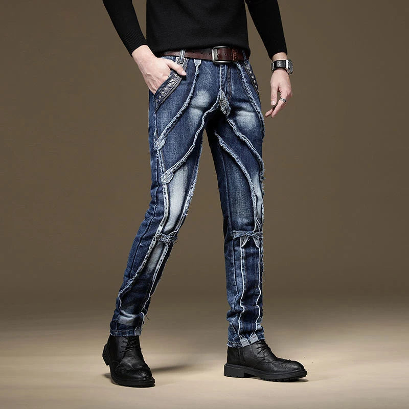 Men’s Light Luxury Slim-fit  Jeans