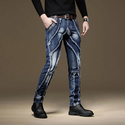 Men’s Light Luxury Slim-fit  Jeans