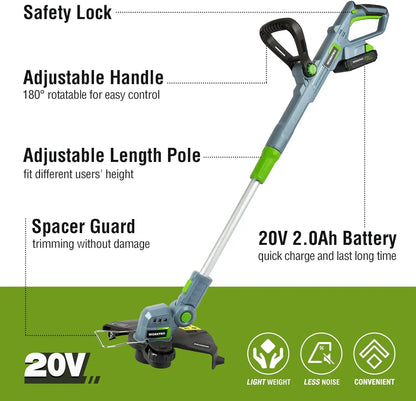string-trimmer-edger with Lithium-Ion Battery