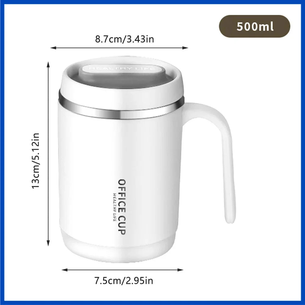 500ml Thermos Coffee Cup with Straw