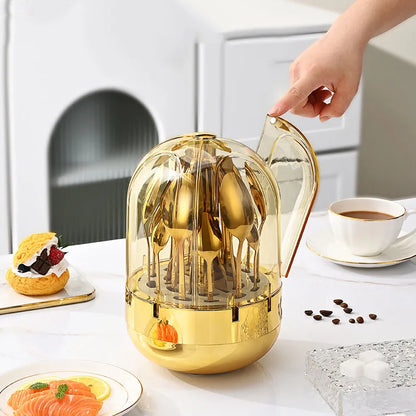 Stainless Steel Silver Golden Egg Storage set