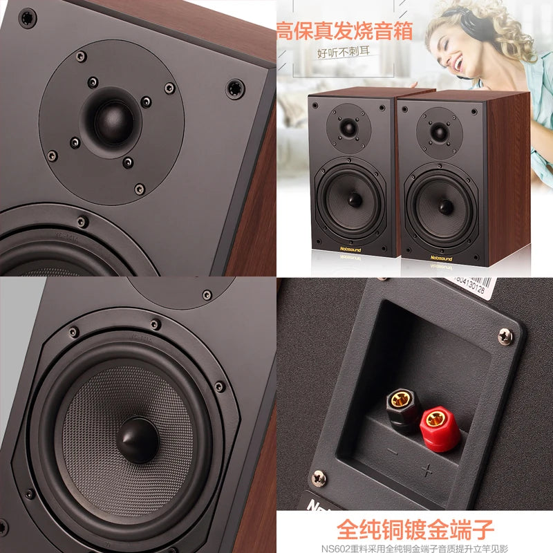 100W+100W 6.5 Inch Bookshelf Speaker