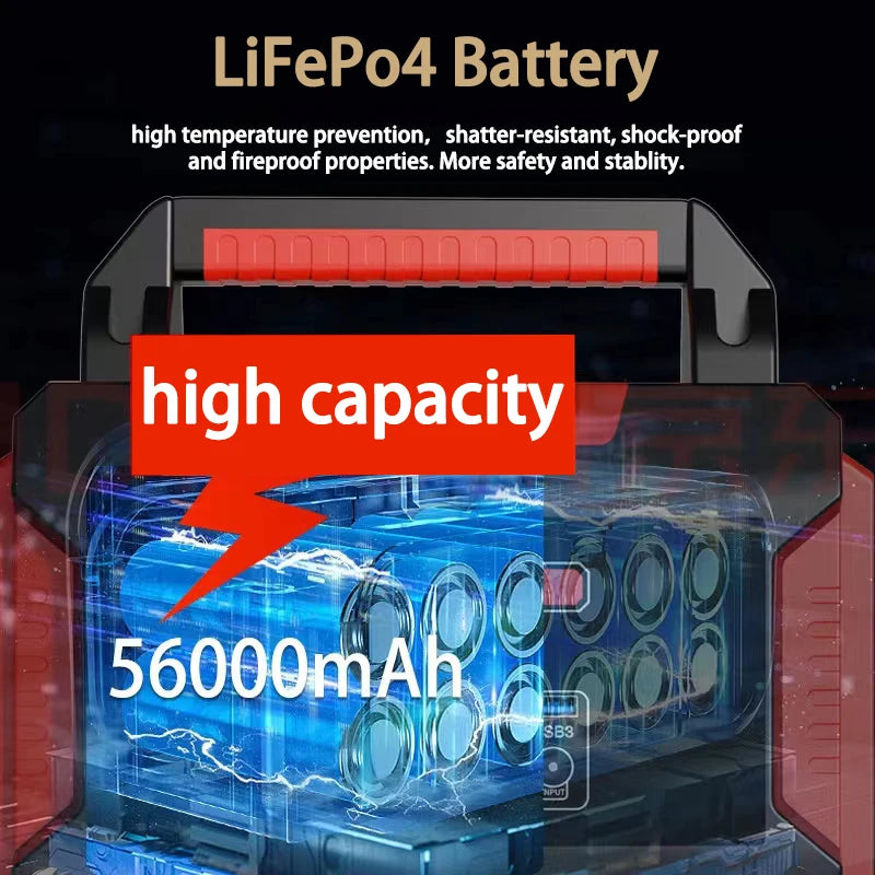 High Capacity Powerful 12V/24V Jump starter