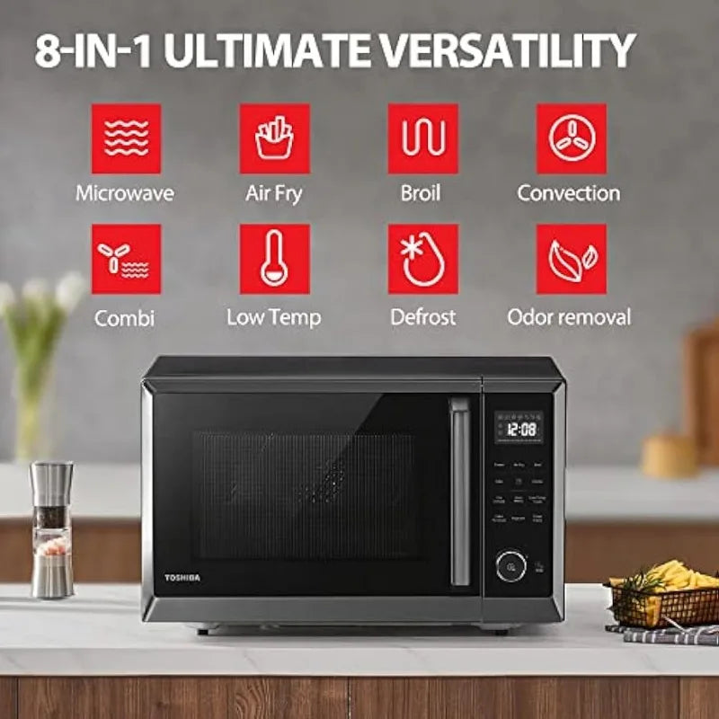 8-in-1 Countertop Microwave Oven