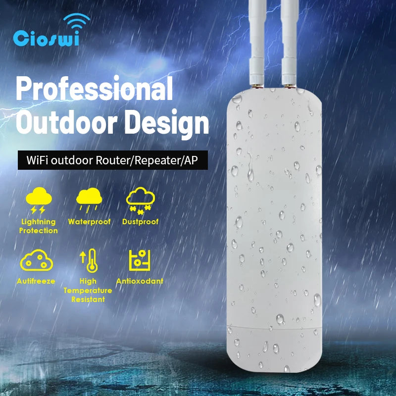 300Mbps Waterproof Outdoor 4G WiFi Router