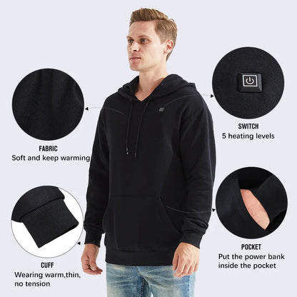 Heated Winter Sportswear Hoodie