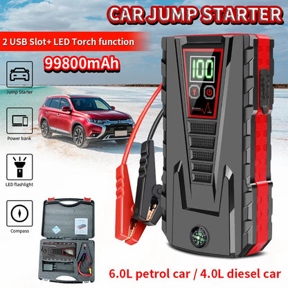 99800 mAh Portable Car Jump Starter Power Bank