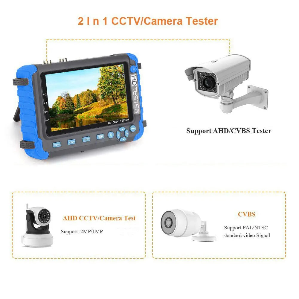HDMI VGA Input Video Tester CFTV Mini Monitor