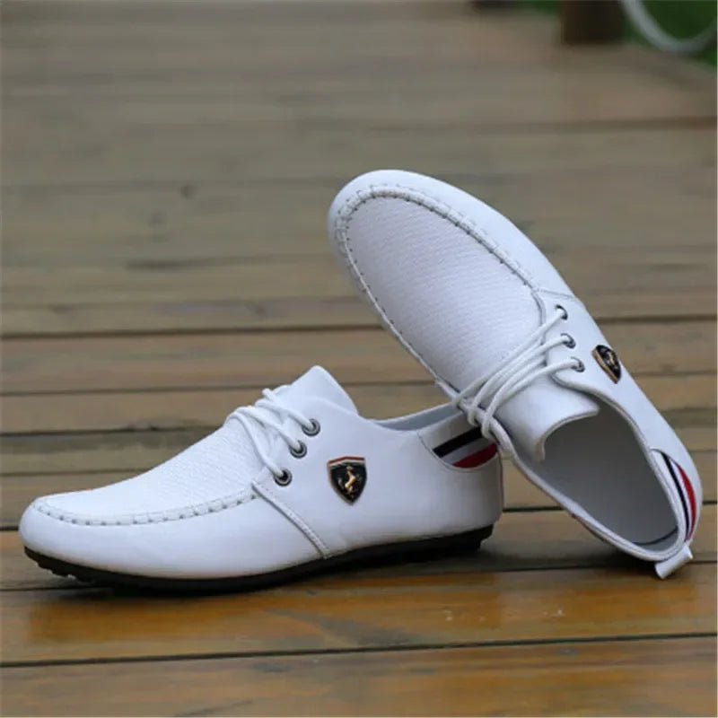 Men Casual Leather Loafers Shoes