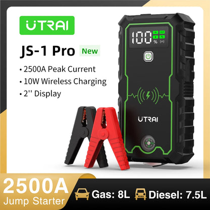 2500A Jump Starter Portable Charger Car Booster