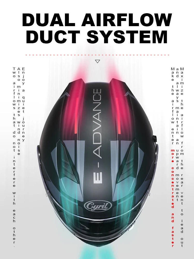 Dual Visor Flip-Up Helmet