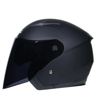 Double Lens Racing Half Helmet