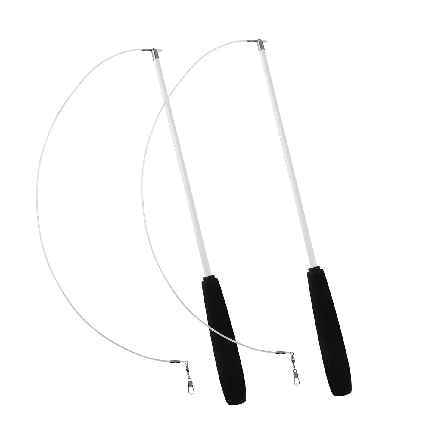 Cat Teaser Wands Three-section Telescopic Fishing Pole  Toys