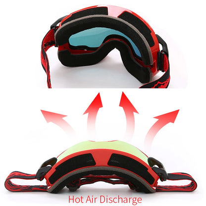 Double Layer Anti-Fog Ski Goggles