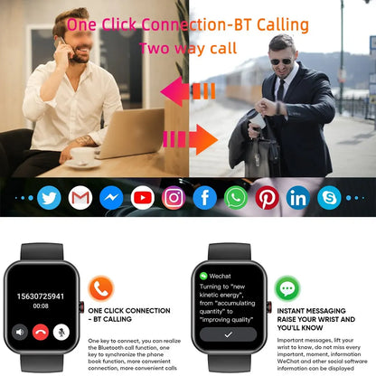 Men Women Voice Calling Smart