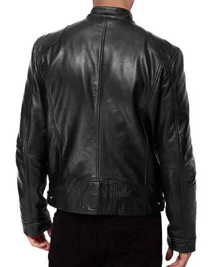 Mens Motorcycle Leather Jacket