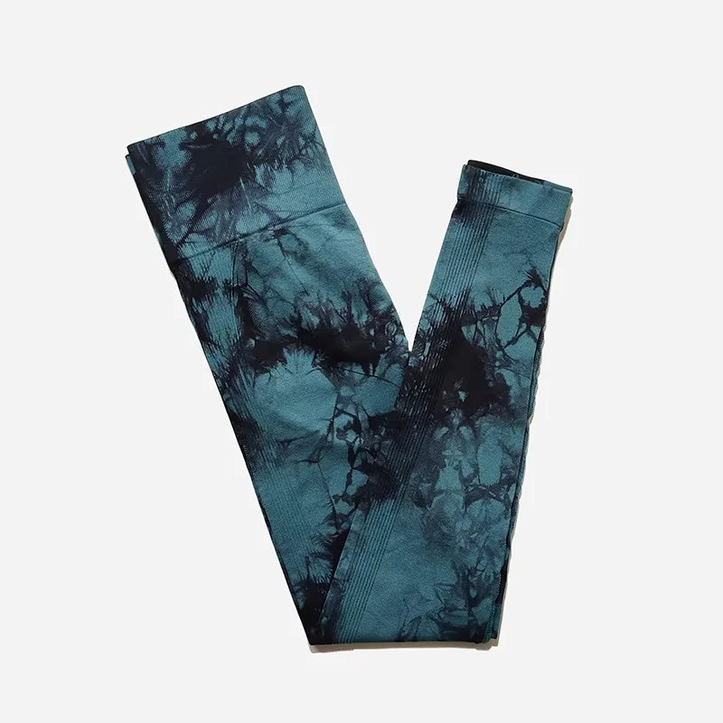 Tie Dye High Waist Yoga Pants