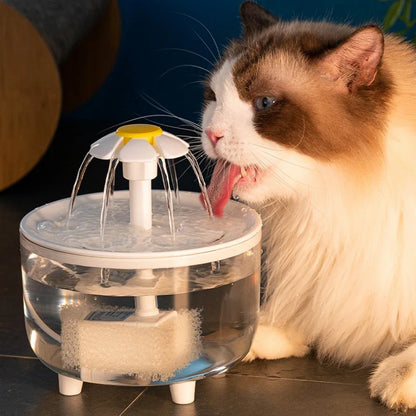 1200ml Electric Mute Automatic Cat Water Fountain