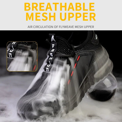 Hollow Breathable Steel Toe Boots