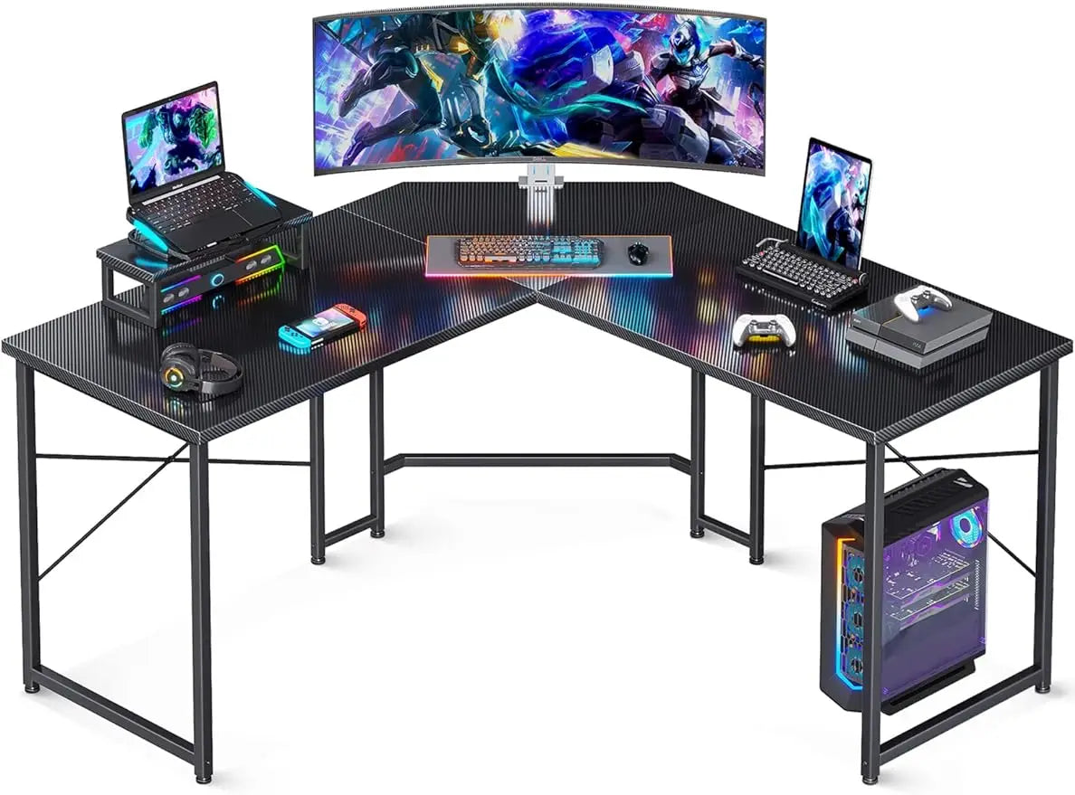 51 Inch L Shaped Gaming Desk