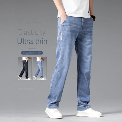 Men's Summer Loose Straight Elastic  Pant