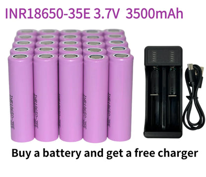 18650 3500mAh 25A 35E Li-ion 3.7v Battery