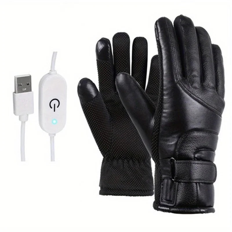 Heated USB Gloves for Winter Riding