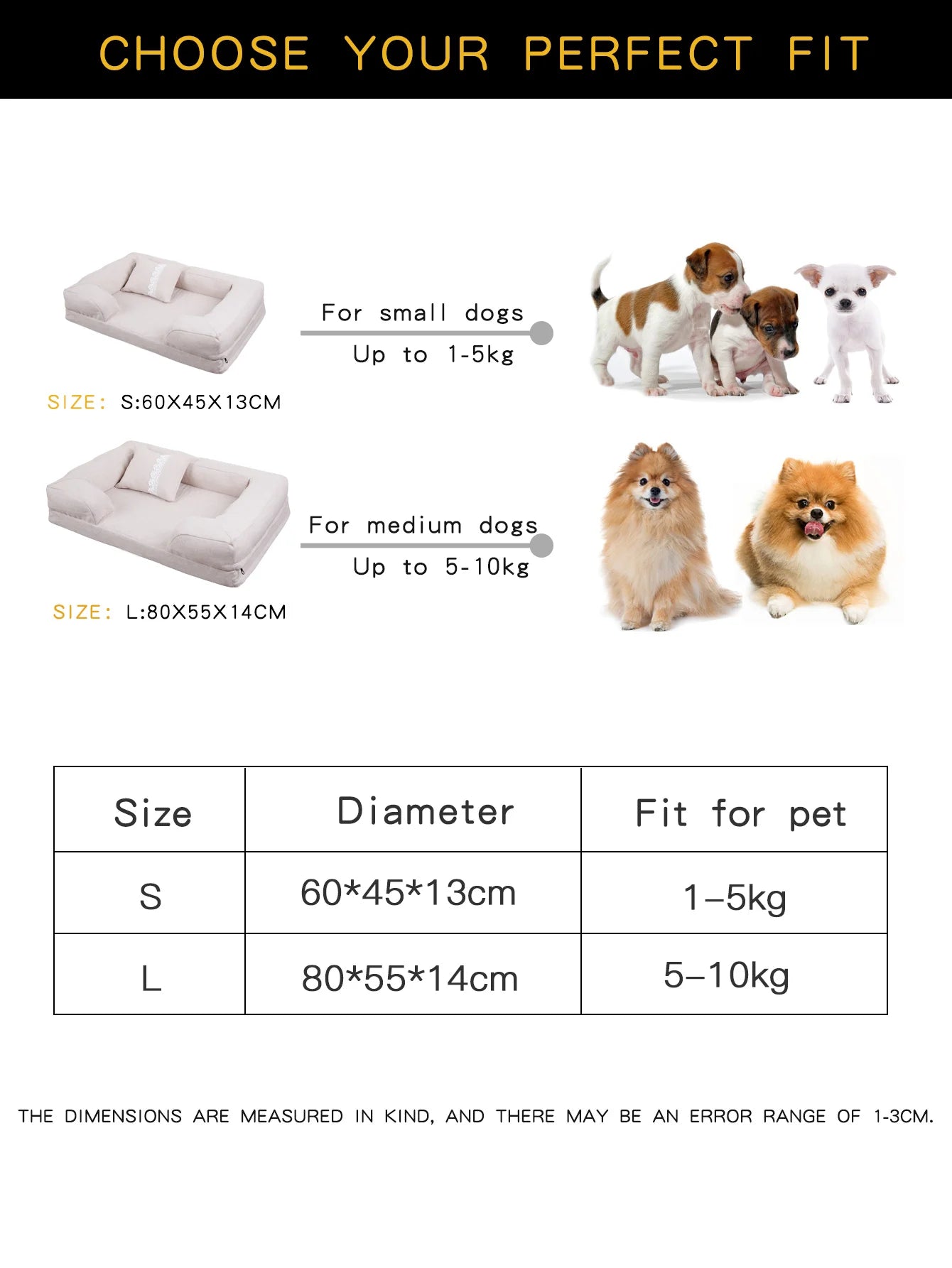 Dog Kennel Washable Beds