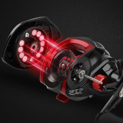 Fishing Reel Professional Gear Ratio Carp Baitcasting Wheel