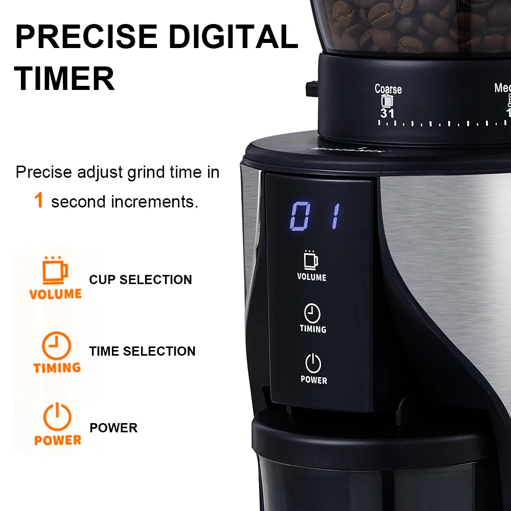 Automatic Burr Mill Coffee Grinder