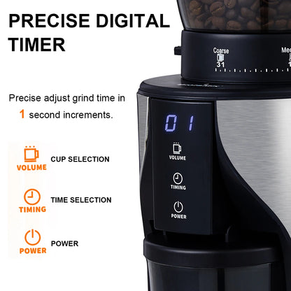 Automatic Burr Mill Coffee Grinder