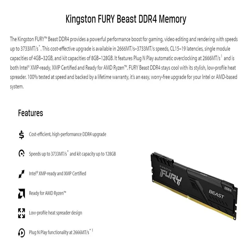 DDR4 Desktop Memory RAM