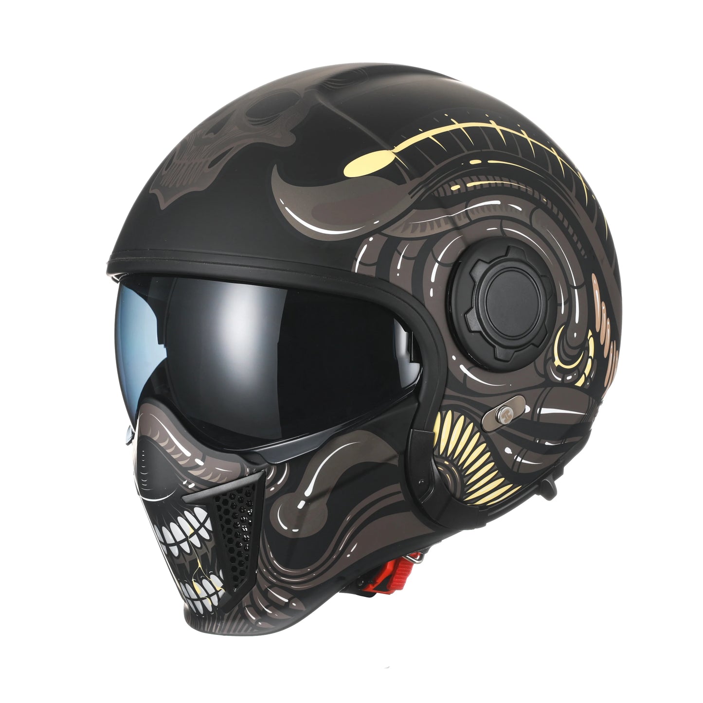 Modular Retro Motorcycle Helmet