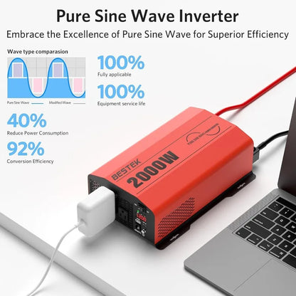 2000 Watt Pure Sine Wave Power Inverter