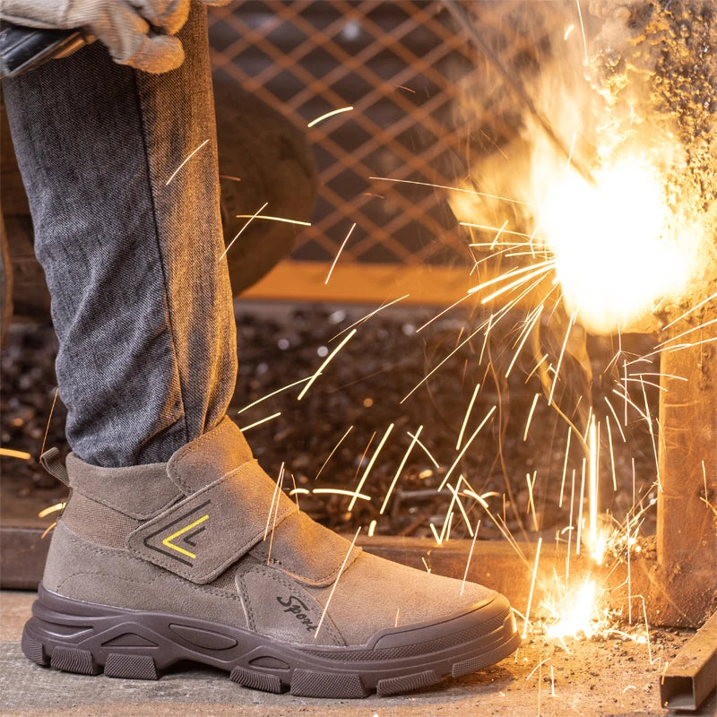 Construction Anti-smash Anti-puncture Safety Boots