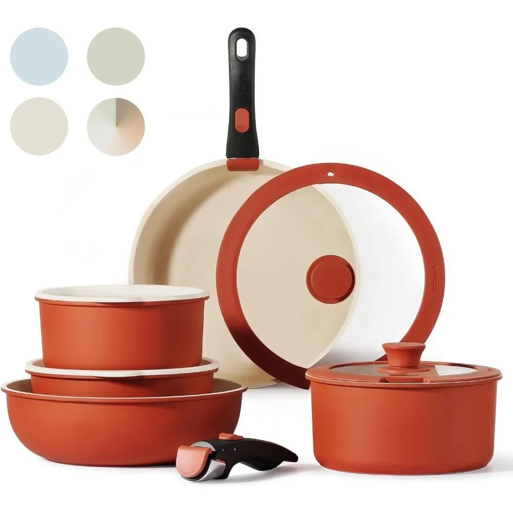 11 Pieces Pots and Pans Set