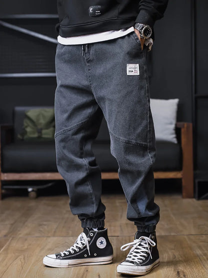 Men Loose Joggers Streetwear Harem Jeans